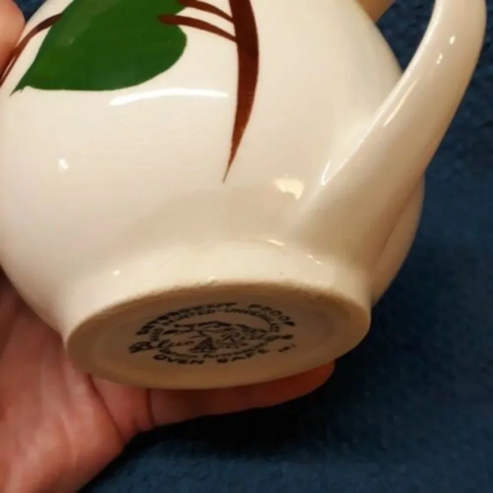 Blue Ridge Southern Potteries Stanhome Ivy Sugar & Creamer Set